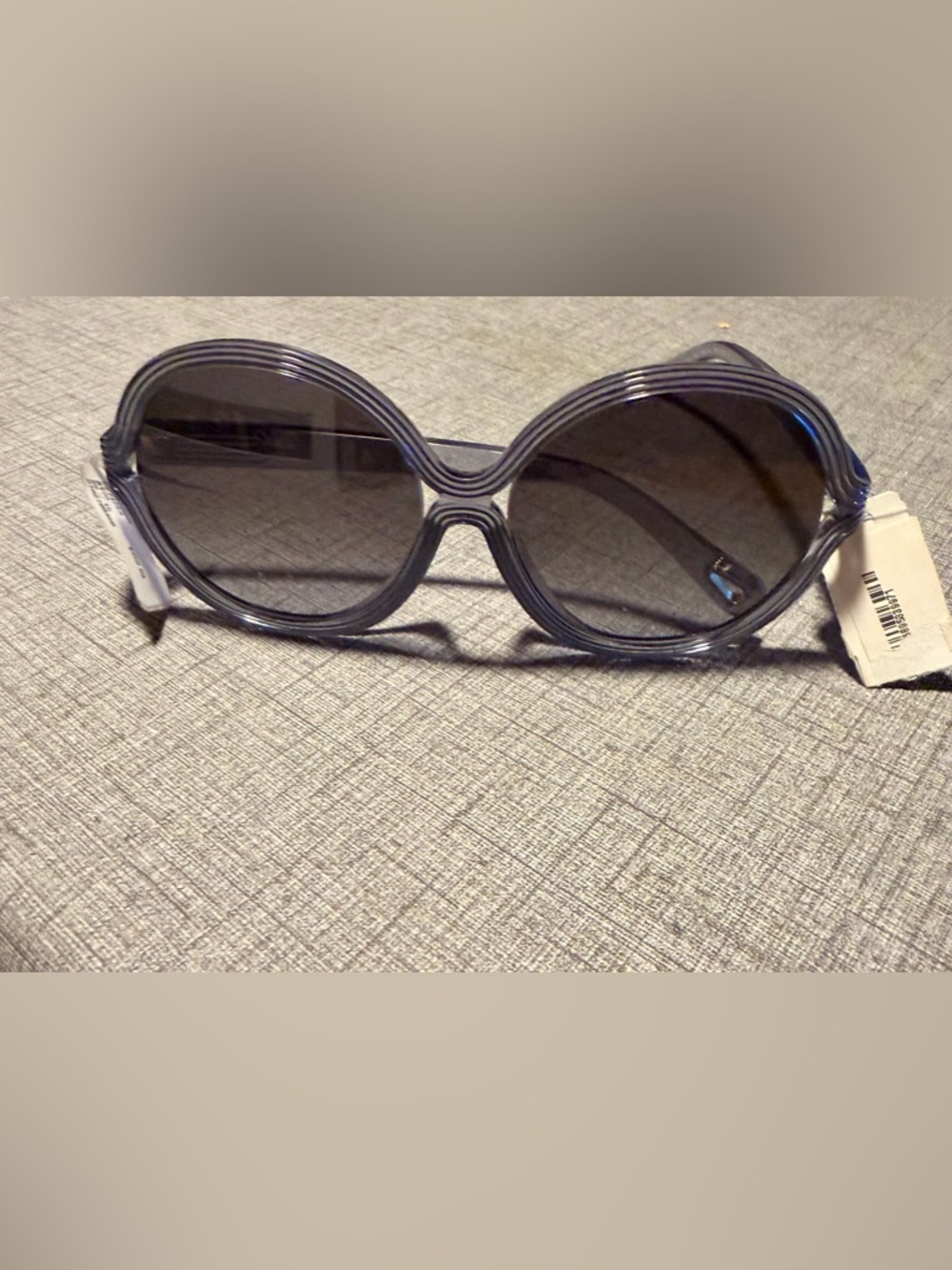 Classic Oversized Round Sunglasses - Gray